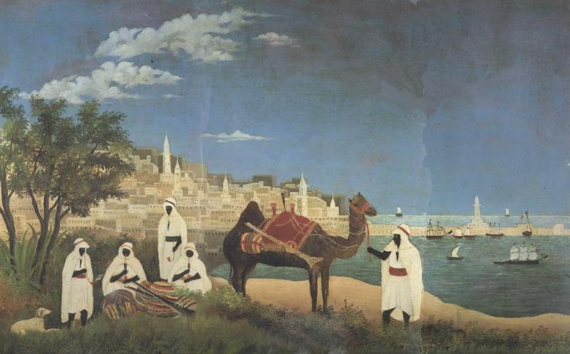 Henri Rousseau The Port of Algiers oil painting image